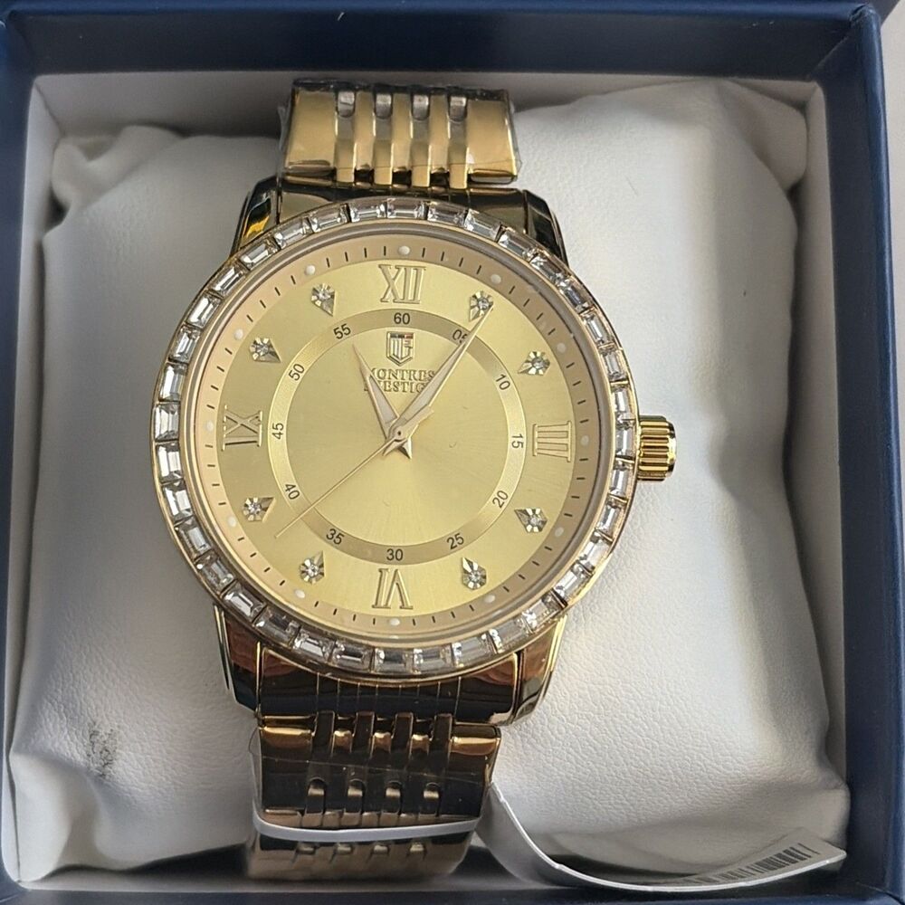 Montres Prestige X Invicta Men’s Watch 45MM Gold